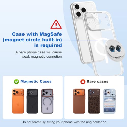 MagSafe Phone Grip, Silver - color: Silver