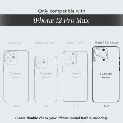 COCOMII Rectangle for iPhone 12 Pro Max Case, Black Real Mother of Pearl | Compatible with MagSafe Wireless Charging, Shockproof 10ft Drop Protection, Camera & Screen Protection, Premium Glossy Finish - color: Black Real Mother of Pearl, size: iPhone 12 P