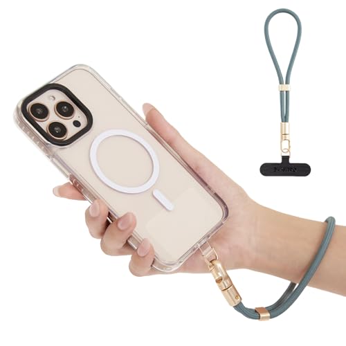 Phone Lanyard Wrist, Phone Wrist Strap for Case with 2 Tether Tabs - color: Morning Teal