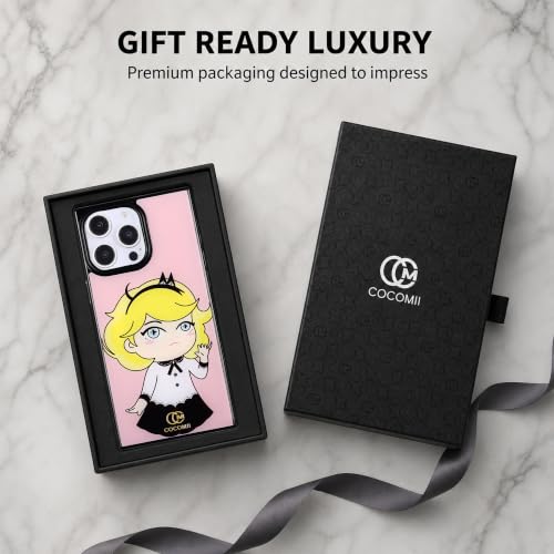 COCOMII Rectangle for iPhone 16 Pro Case, Blush Monochrome Coco&MII | Compatible with MagSafe Wireless Charging, Shockproof 10ft Drop Protection, Camera & Screen Protection, Premium Glossy Finish - color: Blush Monochrome Coco&Mii, size: iPhone 16 Pro (6.