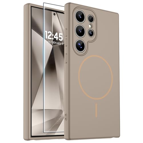 zapica Magnetic for Samsung Galaxy S24 Ultra Case, Desert Gold - color: Desert Gold, size: Samsung Galaxy S24 Ultra 6.8''