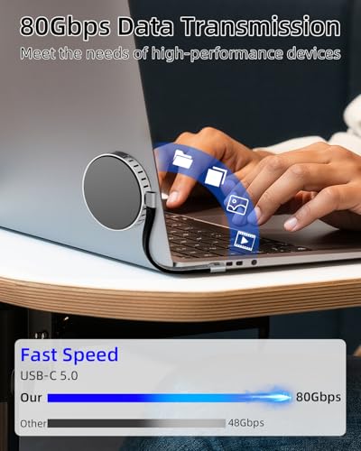 80Gbps Short USB C Flat Cable,Supports 8K@60Hz,PD240W 90 Degree USB C 4 Male to Male Fast Charging Cable Compatible with Thunderbolt 5 for Phones,Tablets,Laptops (0.13M) - style: 0.13M male to male