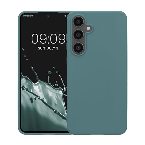 kwmobile Case Compatible with Samsung Galaxy S24 FE Case - Soft Slim Protective TPU Silicone Cover - Arctic Night - color: Arctic Night, size: Galaxy S24 FE