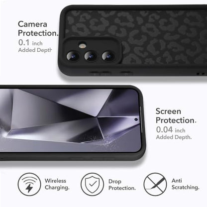 Compatible with Samsung Galaxy S24 Plus Case, Black - color: Black, size: Samsung Galaxy S24 Plus