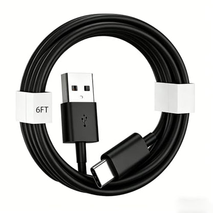6FT USB A to USB C Charging cable, iPhone 18/17/16 Car Carplay Charger Cable for iPhone 18E/17E/16E, 15/16/17/18 Pro Max 15 16 Plus, iPad 10th Gen iPad Pro, Air 5th 4th Mini 6th Replacement Black - color: Black, size: 6FT