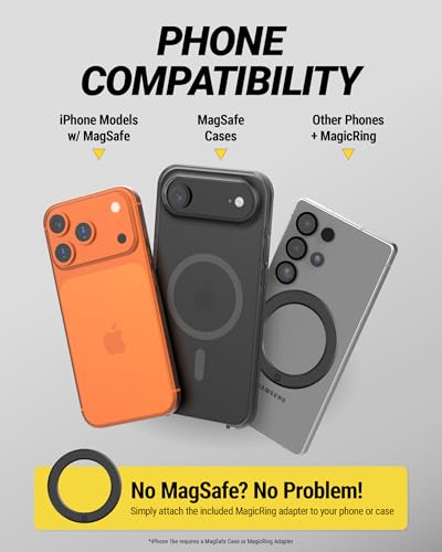 Scosche MagicMount™ SMSWD Magnetic Phone Holder for Car Dashboard/Windshield, MagSafe Stand, Suction Cup Phone Mount Compatible with iPhone 16 15 14 13 12 Series, Mag Safe Case & All Cell Phone - size: 1 Pack, style: Window / Dash Suction