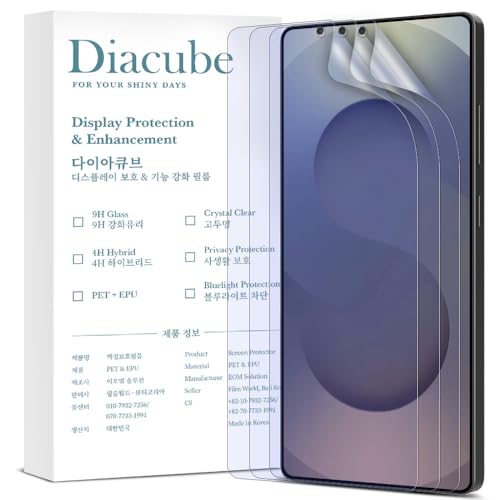 3-Pack Anti-Blue Light Matte Screen Protector For Samsung Galaxy S25 Ultra [Support Fingerprint Unlock] Anti-Glare, Anti-Fingerprint [Eye Protection] Bubble-Free Installation with Alignment Jig - size: Galaxy S25 Ultra