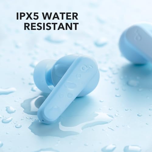 Soundcore by Anker P20i True Wireless Earbuds, with Big Bass, 30H Playtime - color: Light Blue