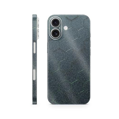 Glossy Glitter Phone Skin Compatible with Apple iPhone 17 - Acid Hex - Premium 3M Vinyl Protective Wrap Decal Cover - Easy to Apply | Crafted in The USA by MightySkins - color: Acid Hex, size: iPhone 17 (Full Wrap), style: Glossy Glitter Finish