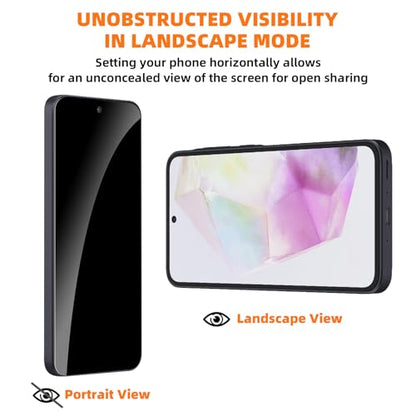 3 Pack Privacy Screen Protector for Samsung Galaxy A35 5G/A55 5G - size: [Privacy] Galaxy A35 (3 Pack)