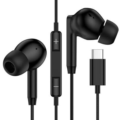Pixel Earbuds Wired for Google Pixel 11/10a/10 Pro XL/Fold,9a,9 Pro XL/Fold - color: Black