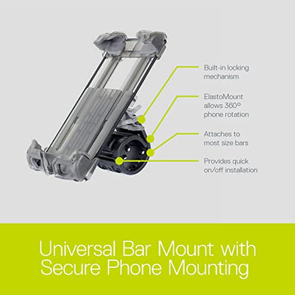Bike Phone Mount by Delta Cycle - Bicycle Phone Holder Adjusts to Any Handlebar & Fits Any Phone or iPhone - Universal and Easily Accessible Bike Accessories for Adult Bikes