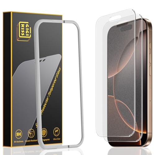 GIGIKISS 2 Pack for iPhone 16/15 Matte Screen Protector - size: for iPhone 16 6.1 inch - Matte