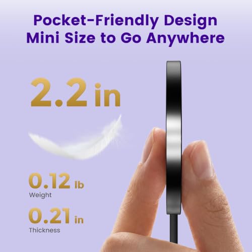 MagSafe 25W Wireless Charger for Apple Magnetic Fast Charging Pad - color: 2Black
