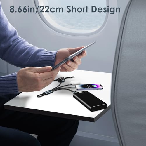 Travel Essentials for Apple Watch Charger/L Charger/USB C Charger-0.7FT