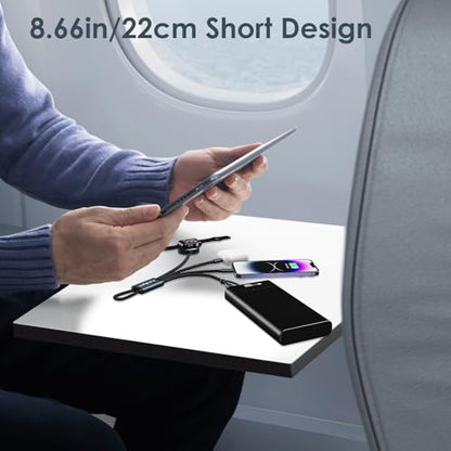 Travel Essentials for Apple Watch Charger/L Charger/USB C Charger-0.7FT