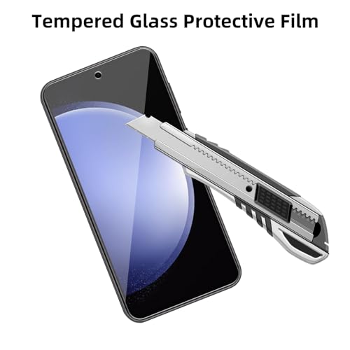 4 Pack Glass Screen Protector Compatible for Samsung Galaxy S23 FE/SM-s711u [9H Hardness]-HD Screen Tempered Glass, Scratch Resistant,Easy Install [Case Friendly] - size: Galaxy S23 FE