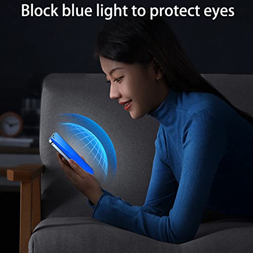 2 Piece Privacy Tempered Glass for iPhone 16 Pro Max 6.9 inch Anti-blue Anti-Spy Screen Protector Mirror Blue - size: for iPhone 16 Pro Max