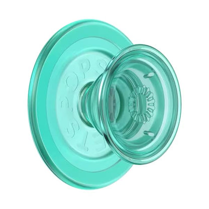 PopSockets Phone Grip for MagSafe, Magnetic Holder- Translucent Mint - color: Mint, style: MagSafe