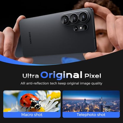 WSKEN for Samsung Galaxy S26 Ultra Camera Lens Protector - Full Coverage - color: Black