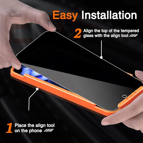 Milomdoi Privacy Screen Protector for Samsung Galaxy 9A - size: 6.3 Inch