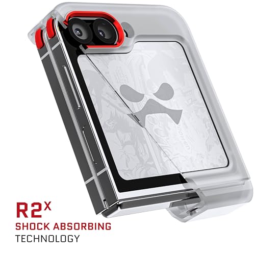 Ghostek Covert Clear Galaxy Z Flip 6 Case with Built-in Kickstand and Full Hinge Protection Shockproof Protective Phone Cover Designed for 2024 Samsung Galaxy Z Flip6 (6.7") (Clear) - color: Clear, size: Galaxy Z Flip 6