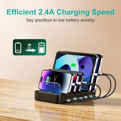 6 Inch Short Lightning Cable Fast Charging 0.5FT USB to Lightning Cable - size: 0.5FT