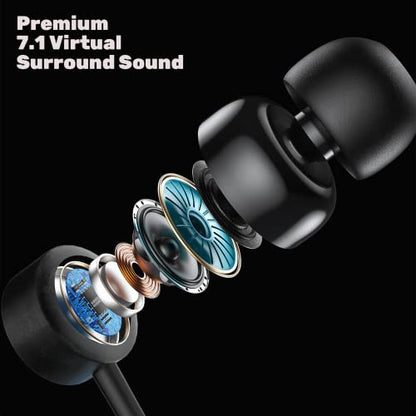 USB C Wired Ear Buds - High Fidelity Stereo Studio in-Ear Headphones with Mic - Noise Cancelling Microphone - Integrated Mute and Volume Control - style: Gaming Headsets