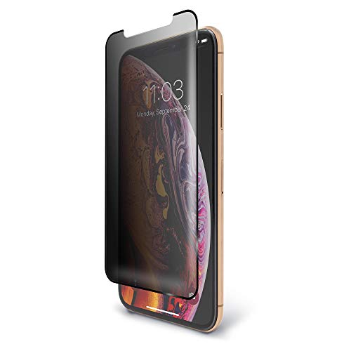 BodyGuardz - Spyglass Edge Privacy Screen Protector, Extreme Edge-to-Edge Impact and Scratch Protection for iPhone Xs Max