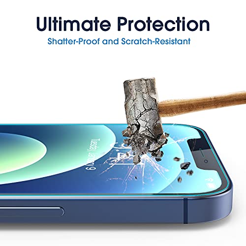 amFiIm OneTouch for iPhone 12/12 Pro Screen Protector 6.1" Tempered Glass - size: IPH12/12 Pro-6.1"