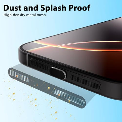 USB C Dust Plug and Cleaning Kit for iPhone 17 Only, 15/16, 22-Piece Set - size: for iPhone 15/16 series and iPhone 17 Only