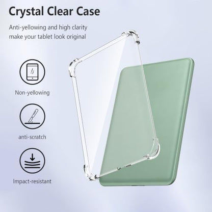 Clear Case for 6" All-New Kindle 11th Generation 2022 & 2024 Release, Slim Flexible Transparent TPU Silicone Cover, Airbag Shockproof Anti-Yellow Anti-Scratch Protective E-Reader Case - size: 6" Kindle 11th Generation 2024/2022