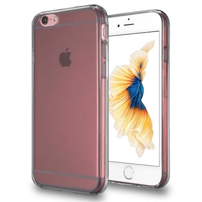 TENOC Phone Case Compatible with iPhone 6 Plus & iPhone 6s Plus, Gray Case Clear Shockproof Protective Bumper Slim Cover for 5.5 Inch - color: Clear Gray, size: iPhone 6/6s Plus