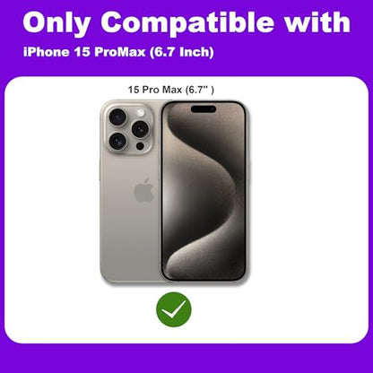 2 Pack Matte Privacy Screen Protector for iPhone 15 Pro Max 6.7",Anti-Glare Anti-Fingerprint,No Dazzling Anti-Spy,Smooth Responsive Touch Glass Film,Installation Frame - size: for iPhone 15 Pro Max