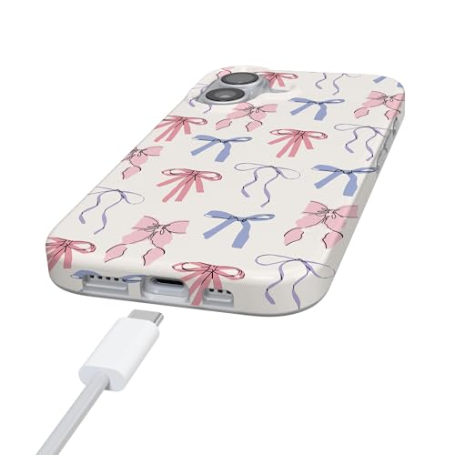 Casely iPhone 17 Case | Coquette Girlie | Pastel Bows | Compatible with MagSafe | Classic Ultra Slim Design - color: Coquette Girlie | Pastel Bows