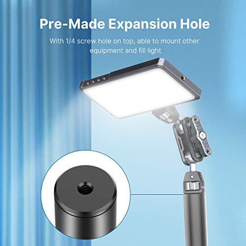 ULANZI Aluminum Camera Desk Stand Overhead Mount with Flexible Arm