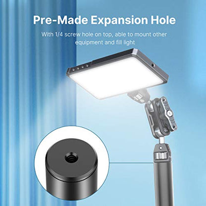 ULANZI Aluminum Camera Desk Stand Overhead Mount with Flexible Arm