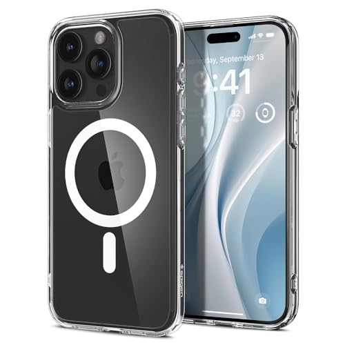 Spigen for iPhone 15 Pro Case, Ultra Hybrid MagFit [Anti-Yellowing] [Compatible with Magsafe] - Clear - color: Clear, size: iPhone 15 Pro