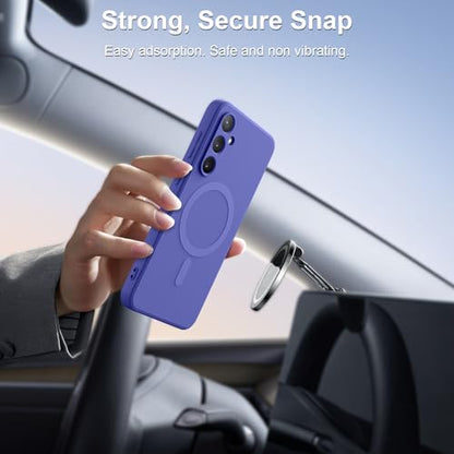 for Galaxy A16 5G Case,Magnetic,Wireless Charging,Slim Purple - color: Purple
