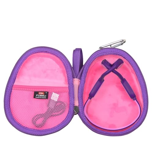 FBLFOBELI Kids Headphone Case for BAICLUD/Mehomeli/JusTalk/iClever/LOBKIN - color: Purple