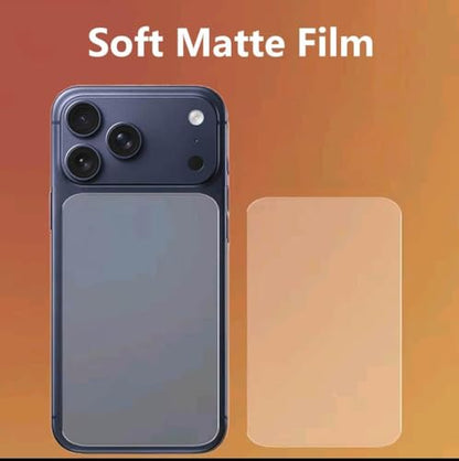 Epivol for iPhone 17 Pro Max 2025 Back Screen Protector Film, Matte Back Film Not Glass - 2 Pcs - color: 17 pro max matte back film