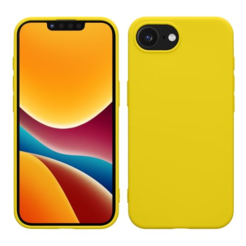 kwmobile Case Compatible with Apple iPhone 17e / iPhone 16e Case - Soft Slim Protective TPU Silicone Cover - Radiant Yellow - color: Radiant Yellow