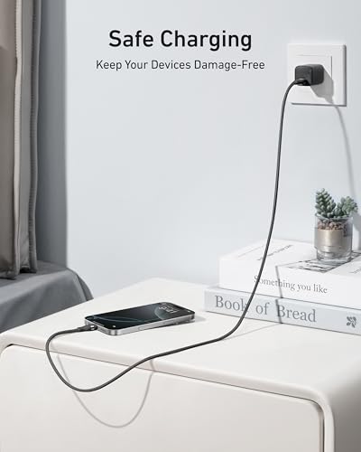 Anker Nano USB C to USB C Cable, 240W Fast Charging Cable (Black, 10ft) - color: Black, size: 10ft