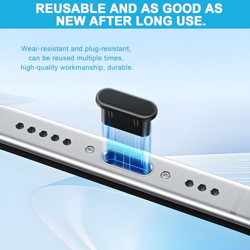70 Pcs USB Anti Dust Cover Plugs, Silicone Port Protector Caps - size: For Male & Female Port Dust Cover Caps