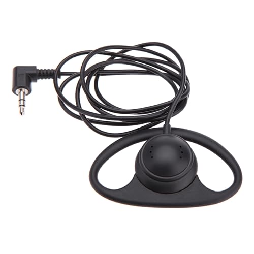 Sanpyl Single Ear Headphone, Lightweight Mono Headset with Soft Ear Cushion and 3.5mm L Shaped Plug, for Tour Guide System Call Center Gaming VoIP Meetings (2pcs) - size: 2pcs