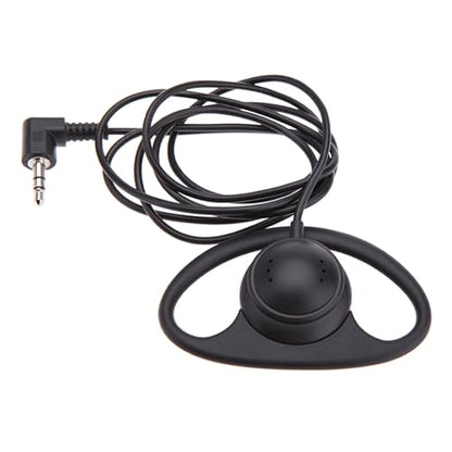 Sanpyl Single Ear Headphone, Lightweight Mono Headset with Soft Ear Cushion and 3.5mm L Shaped Plug, for Tour Guide System Call Center Gaming VoIP Meetings (2pcs) - size: 2pcs