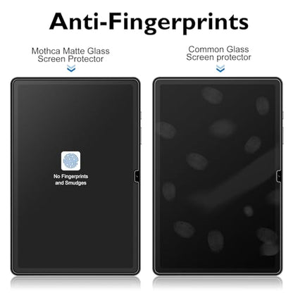 Mothca Matte Glass Screen Protector for Samsung Galaxy Tab A9 Plus/A9+ 5G 11-inch 2023 Model (SM-X210/X216/X218) with Installation Frame, Anti-Glare & Anti-Fingerprint Tempered Glass, Smooth as Silk - size: A9+/A9 Plus 11"