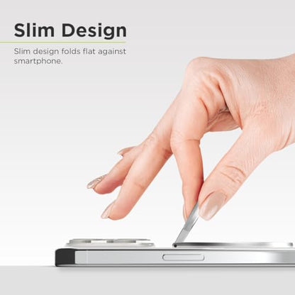 PureGear Magnetic Phone Ring Grip, for MagSafe Kickstand Holder - color: Silver Glitter