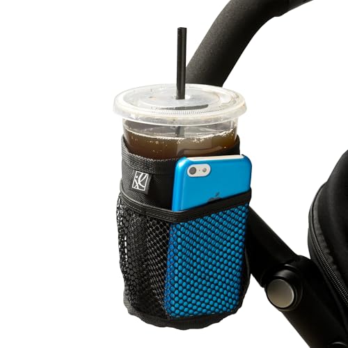 J.L. Childress Universal Cup N Stuff Stroller Cup & Phone Holder, Black - color: Black, size: 1 Count (Pack of 1)