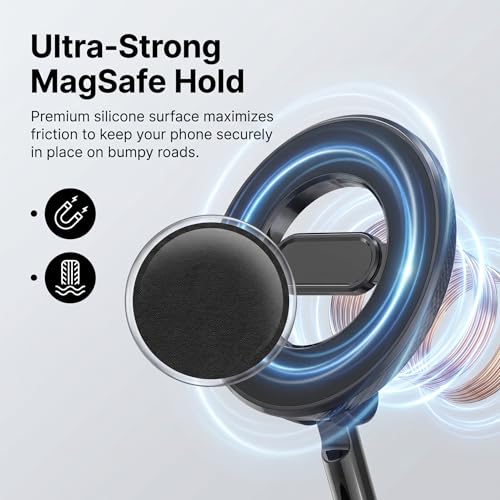 2026 Upgraded Magnetic Car Phone Holder for MagSafe iPhone 18-12 Pro Max